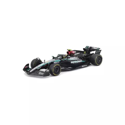 Mercedes AMG F1 W15 2024 con Casco Hamilton Escala 1:43