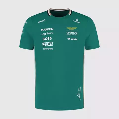 Playera Aston Martin Fernando Alonso Oficial 2025