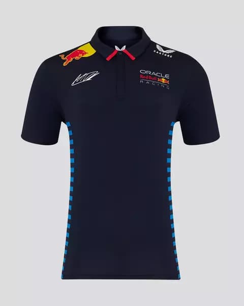 Camiseta Polo Red Bull Racing Max Verstappen Oficial 2024